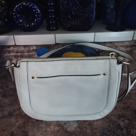 Michael Kors Optic White Leather Crossbody - Picture 3 of 6